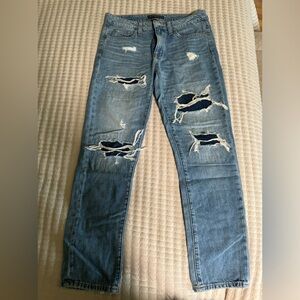 Distressed aerospostale boyfriend jeans